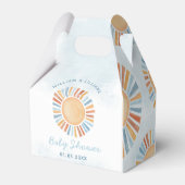 Sunshine Baby shower Favor Box Bedankdoosjes (Achterkant)