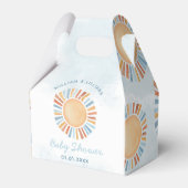 Sunshine Baby shower Favor Box Bedankdoosjes (Voorkant Zijde)