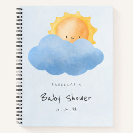 Sunshine Baby shower Geschenklijst Notitieboek