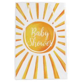 Sunshine Baby shower geschenktas Medium Cadeauzakje