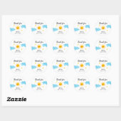 Sunshine Baby shower Geslacht Neutrale Favor Ronde Sticker (Vel)