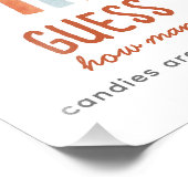 Sunshine Baby Shower Guessing Game Sign Foto Afdruk (Hoek)