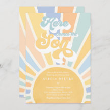 Sunshine Baby shower hier komt de Son Blue Rays