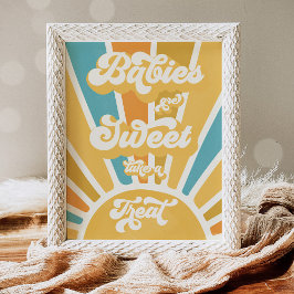 Sunshine Baby shower hier komt de Son Favors post Poster