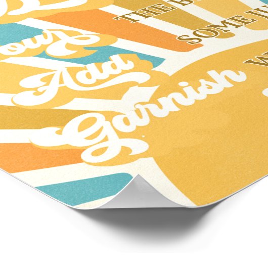 Sunshine Baby shower hier komt de Son Mam-osa Bar Poster (Hoek)