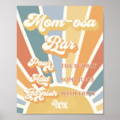 Sunshine Baby shower hier komt de Son Mam-osa Bar Poster (Voorkant)