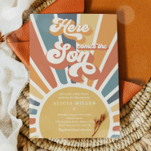 Sunshine Baby shower hier komt de 'Son Muted Tones