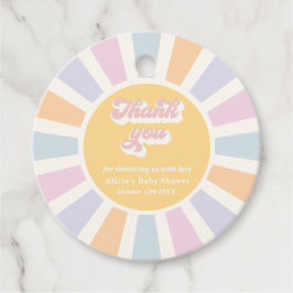 Sunshine Baby shower hier komt de zon voor Bedankjes Labels