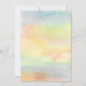 Sunshine Baby shower hier komt de zoon Kaart (Achterkant)