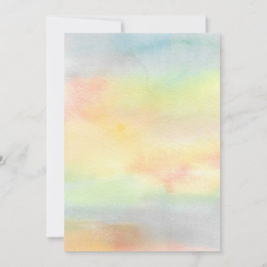 Sunshine Baby shower hier komt de zoon Kaart (Achterkant)