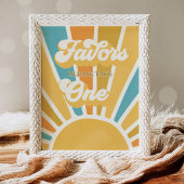 Sunshine Baby shower hier komt de zoon voor Poster