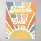 Sunshine Baby shower hier komt de zoon voor Poster (Voorkant)