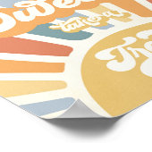 Sunshine Baby shower hier komt de zoon voor Poster (Hoek)