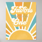 Sunshine Baby shower hier komt de zoon voor Poster (Voorkant)