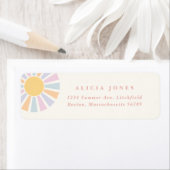 Sunshine Baby shower hier komt het zonnetode aan Etiket (Insitu)