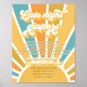 Sunshine Baby shower hier komt op de klep Poster (Voorkant)