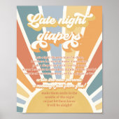 Sunshine Baby shower hier komt op de klep Poster (Voorkant)