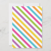 Sunshine Baby shower Invitation Kaart (Achterkant)