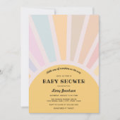 Sunshine Baby shower Invitation Kaart (Voorkant)