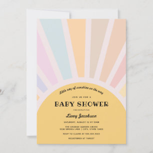 Sunshine Baby shower Invitation Kaart
