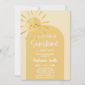 Sunshine Baby shower Invitation Kaart (Voorkant)