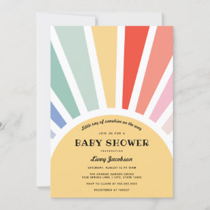 Sunshine Baby shower Invitation Kaart
