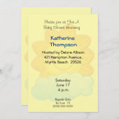 Sunshine Baby shower Invitation Kaart (Voorkant / Achterkant)