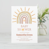 Sunshine Baby shower Kaart (Staand voorkant)
