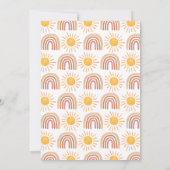 Sunshine Baby shower Kaart (Achterkant)