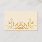 Sunshine Baby shower Luier Raffle Kaart (Achterkant)