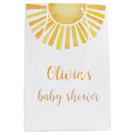 Sunshine baby shower Medium Gift Bag Medium Cadeauzakje