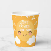 Sunshine baby shower papieren bekers (Voorkant)