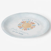 Sunshine Baby shower Papieren Bordje (Gekanteld)