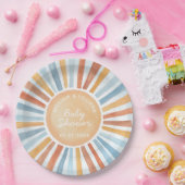 Sunshine Baby shower Papieren Bordje (Feest)