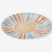 Sunshine Baby shower Papieren Bordje (Gekanteld)
