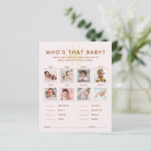 Sunshine Baby shower Raad het Baby fotospel (Staand voorkant)