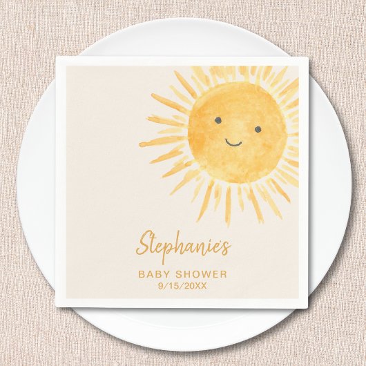 Sunshine Baby shower Servet