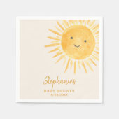 Sunshine Baby shower Servet (Voorkant)