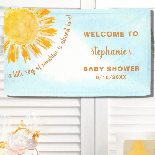 Sunshine Baby shower Spandoek