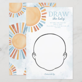 Sunshine Baby shower Teken de Baby spel