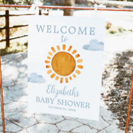 Sunshine Baby shower Welkom Poster