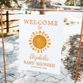 Sunshine Baby shower Welkom Poster