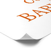 Sunshine Baby shower Welkom Poster (Hoek)