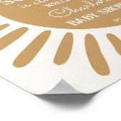 Sunshine baby shower welkomstbord poster (Hoek)