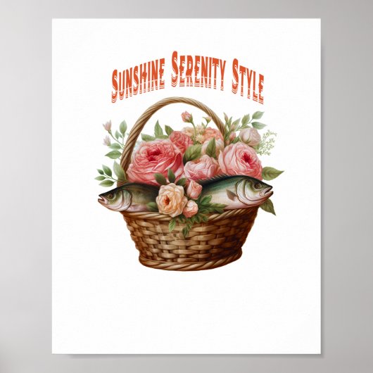 🌸 Sunshine Basket Bliss 🌸 Poster (Voorkant)