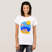 Sunshine Beach Day T-shirt (Voorkant volledig)