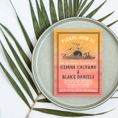 Sunshine Beach Destination Ocean Wedding Kaart