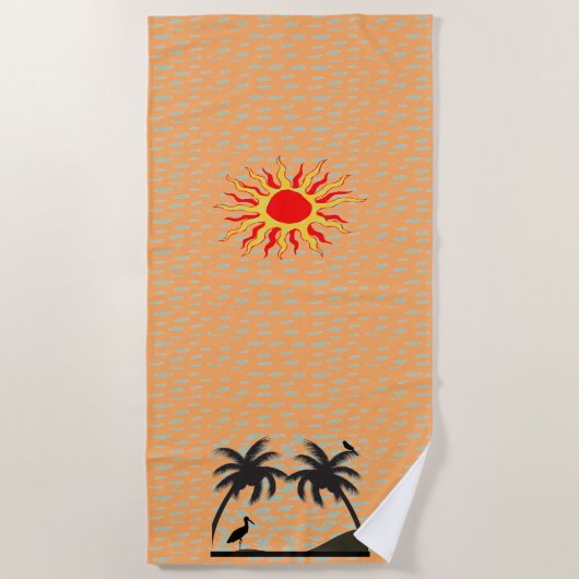 Sunshine Beach Towel Strandlaken (Voorkant)