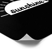Sunshine Beach Vacation Sand And Sun Beachin Holid Poster (Hoek)