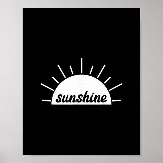 Sunshine Beach Vacation Sand And Sun Beachin Holid Poster (Voorkant)